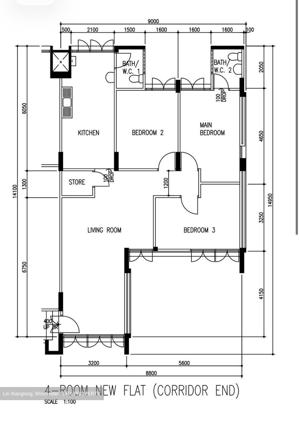 Blk 206 Yishun Street 21 (Yishun), HDB 4 Rooms #628336601